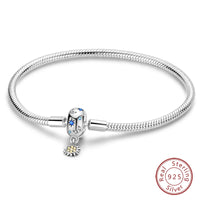 925 Sterling silver 17-20CM Charm Bracelet - Various Designs