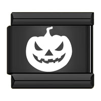 Stainless Steel Black Halloween Italian Charm - 12 Options