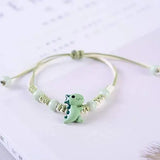 4 Pcs Fashion Small Dinosaur Rope Bracelet