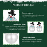 925 Sterling Silver Christmas Stud Earrings - 9 Options