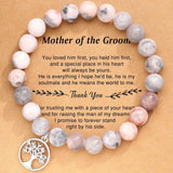 Family Tree Of Life Natural Stone Bracelet - 6 Options