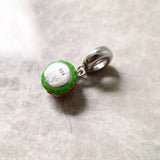 925 Sterling Silver Burger Hanging Charm