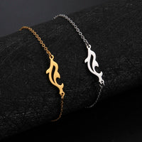 Stainless Steel Cut-out Bracelet - 5 Options - 2 Colours
