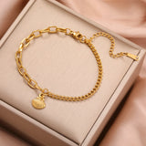 Stainless Steel Charm Anklet/Bracelet - 28 Options - 2 Sizes