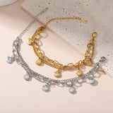 Stainless Steel Charm Anklet/Bracelet - 28 Options - 2 Sizes