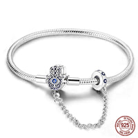 925 Sterling silver 17-20CM Charm Bracelet - Various Designs