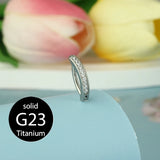 14G Titanium Belly Button Ring - 11 Options
