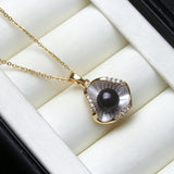 925 Sterling Silver Natural Pearl Pendant Necklace - 5 Options