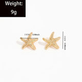 Fashion Starfish Stud Earrings - 6 Options