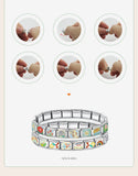 Stainless Steel Female Family Italian Charm