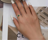 925 Sterling Silver Oval CZ Ring - 2 Colours