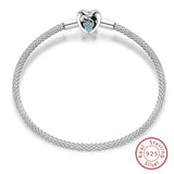 925 Sterling silver 17-20CM Charm Bracelet - Various Designs