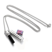 Stainless Steel Only Love Aromatherapy Tubular Necklace - 28 Options