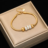 Stainless Steel Gold Colour Bracelet - 10 Options