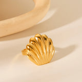 Stainless Steel 18K Gold Plated Ocean Themed Bracelet/Ring/Necklace/Earrings