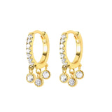925 Sterling Silver & Gold Plated Hoop Earrings - 73 Options