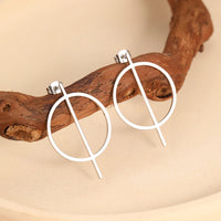 Stainless Steel Circle Earrings