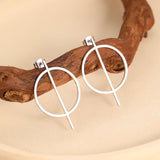 Stainless Steel Circle Earrings