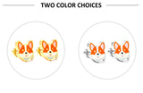 Stainless Steel Small Flat Back Animal Earrings - 20 Options