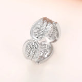 Fashion Wide Plated Wings Ring