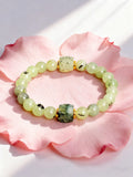 Natural Stone Faceted Square Bead Bracelet - 3 Options - 3 Lengths