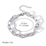 Stainless Steel Chunky Bracelet - 9 Options