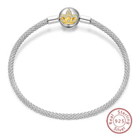 925 Sterling silver 17-20CM Charm Bracelet - Various Designs