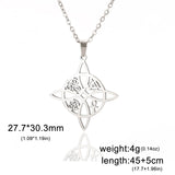 Stainless Steel Celtic Knot Necklace - 31 Options