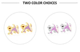 Stainless Steel Small Flat Back Animal Earrings - 20 Options
