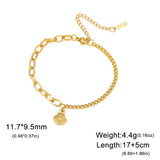 Stainless Steel Charm Anklet/Bracelet - 28 Options - 2 Sizes
