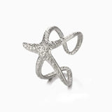 Stainless Steel Sea Themed Open Ring - 6 Options