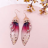 Handmade Fairy Wing Drop Earrings - 54 Options