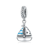925 Sterling Silver Sea Themed Hanging Charm - 21 Options