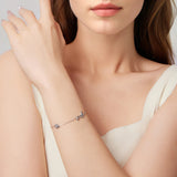 925 Sterling Silver Cat/Dog Pawprint Bracelet - 5 Options