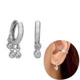 925 Sterling Silver & Gold Plated Hoop Earrings - 73 Options