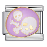 Stainless Steel Halloween Themed Italian Charm - 30 Options