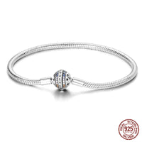 925 Sterling silver 17-20CM Charm Bracelet - Various Designs