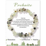 Irregular Chip Stone Bracelet With Card - 21 Options