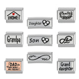 Stainless Steel Family Series Italian Charm - 9 Options