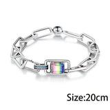 925 Sterling Silver Large Link Bracelet - 3 Sizes