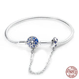 925 Sterling silver 17-20CM Charm Bracelet - Various Designs
