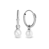 925 Sterling Silver CZ Pearl Earrings - 5 Options