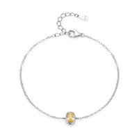 925 Sterling Silver Fashion Cubic Zirconia Geometric Design Bracelet - 4 Options