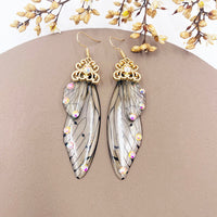 Handmade Fairy Wing Drop Earrings - 54 Options