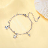 Stainless Steel Charm Anklet/Bracelet - 28 Options - 2 Sizes