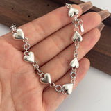 925 Sterling Silver Heart Bracelet