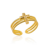 Stainless Steel Resizable Open Ring - 31 Options