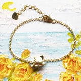 925 Sterling Silver Rose Gold Plated Bracelet