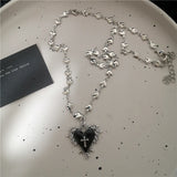 Fashion Gothic Black Pendant Black Necklace - 6 Options