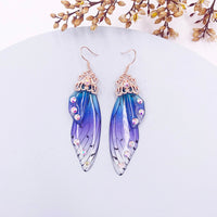 Handmade Fairy Wing Drop Earrings - 54 Options